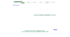Desktop Screenshot of construval.com.mx